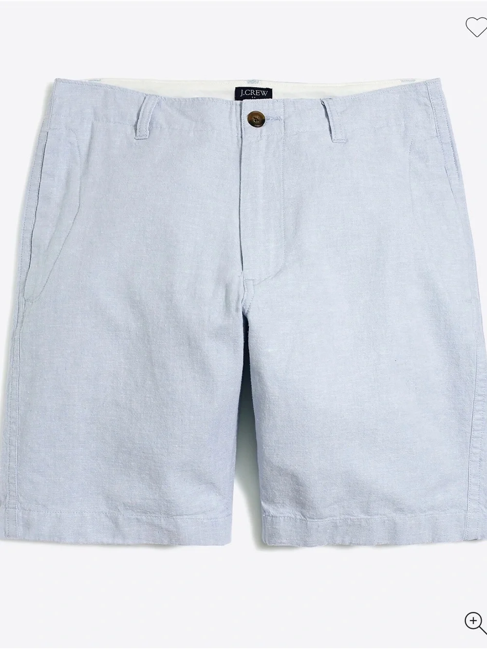 J. Crew Faded Sky Linen/Cotton 9